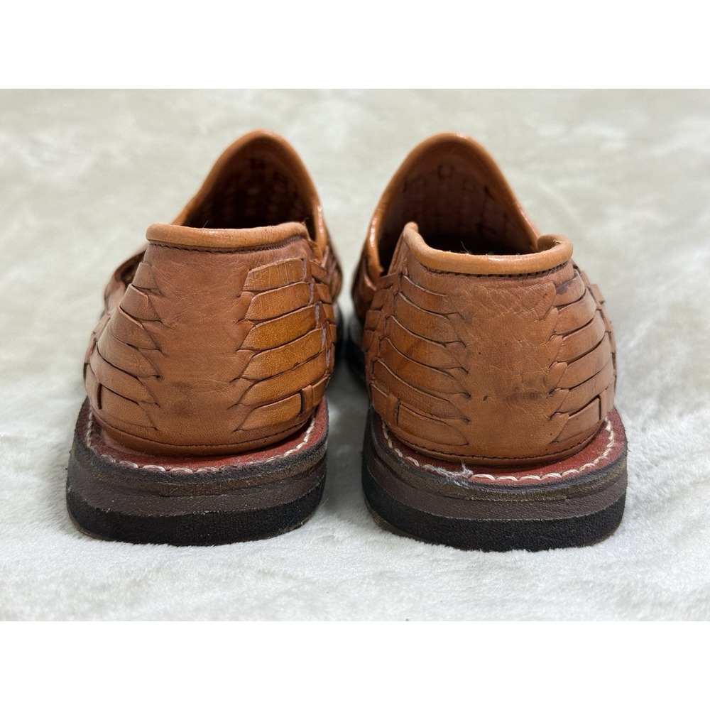Women's Closed Toe Artesanias La Quere Mexican Huarache Sandals Mocasin Size 9 - Picture 3 of 8
